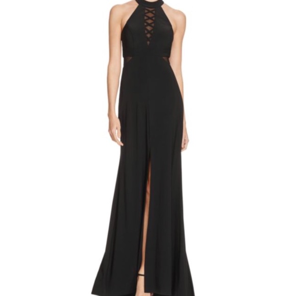 bloomingdales black gown